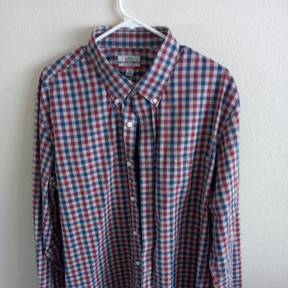 Button Down Casual Plaid Shirt - Picture 2 of 3
